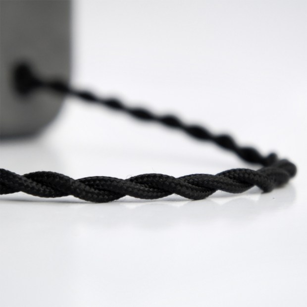 HALF 半嵌金屬圓角設計水泥燈 - 瀝青黑