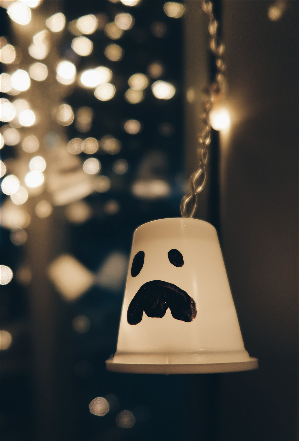 DIY萬聖節可愛幽靈LED燈