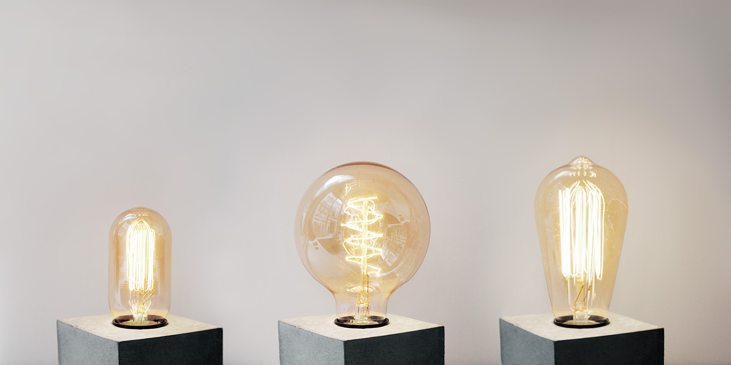 水泥手作課程:方磚水泥燈實作燈泡搭配