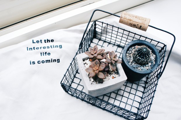 DIY 復古雜貨收納擺飾黑色小鐵籃