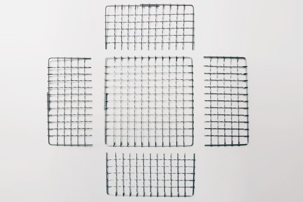 DIY 收納擺飾小黑鐵籃：製作過程