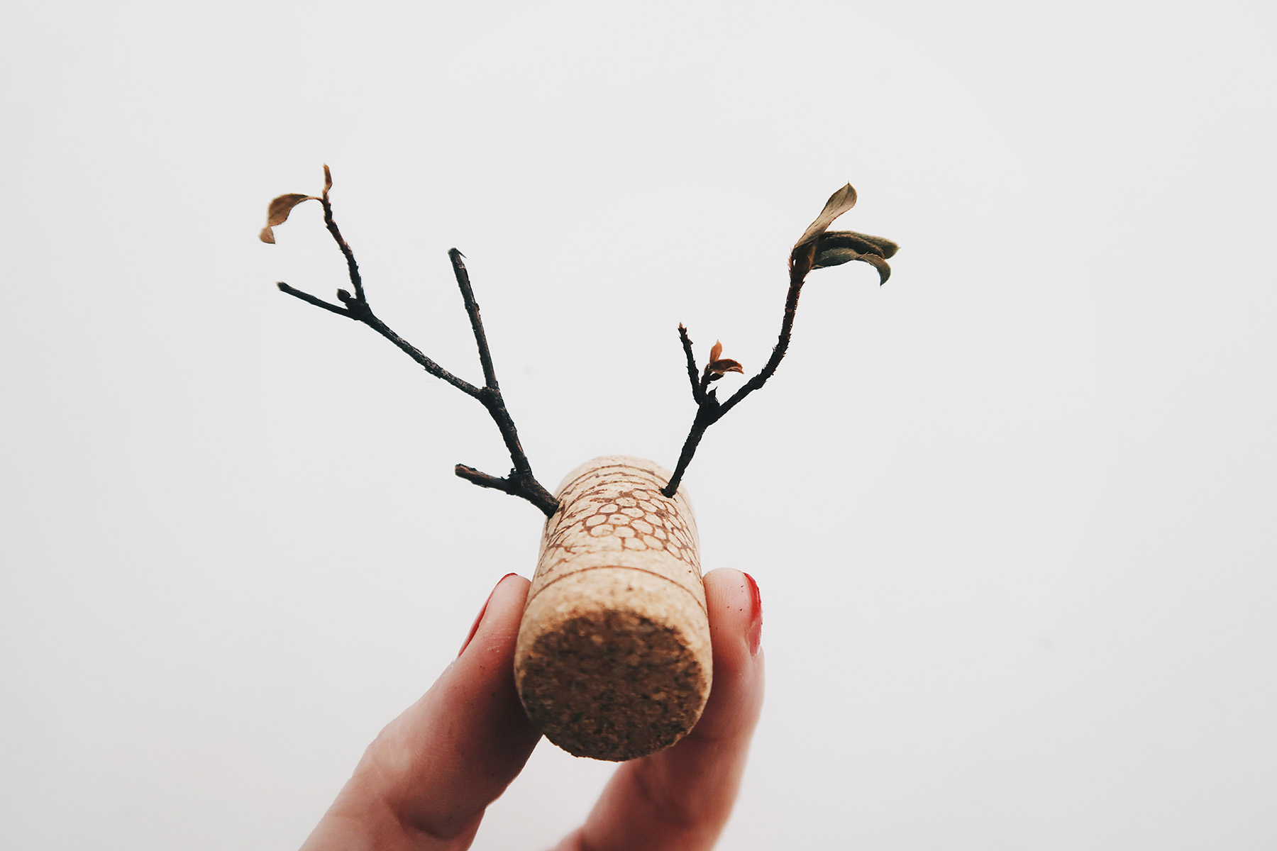 / 灰調 / DIY 手作小教學：聖誕節軟木塞小麋鹿 Step3