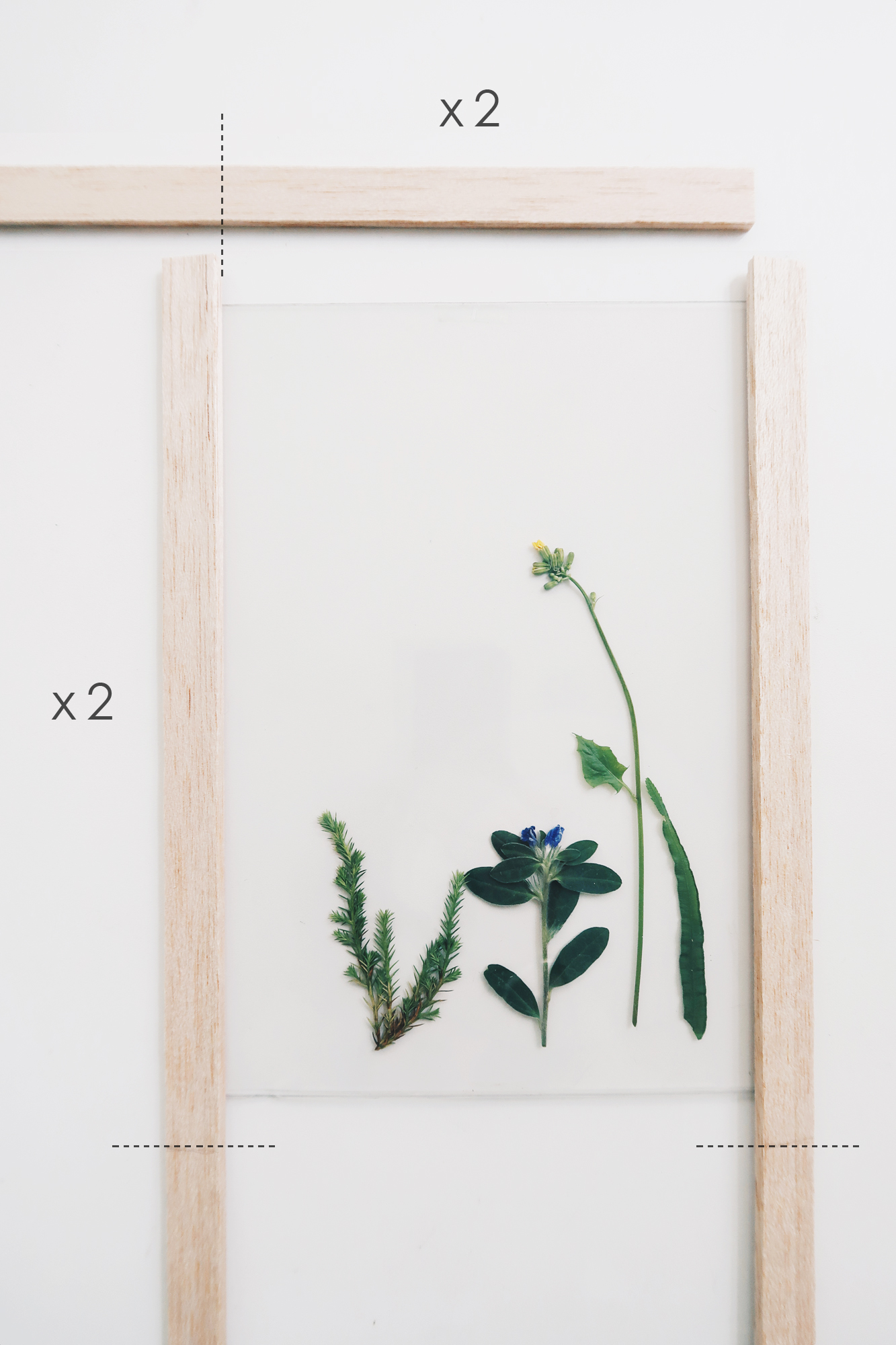 / 灰調 / DIY手作小教學：透明壓花掛畫 Sept 3