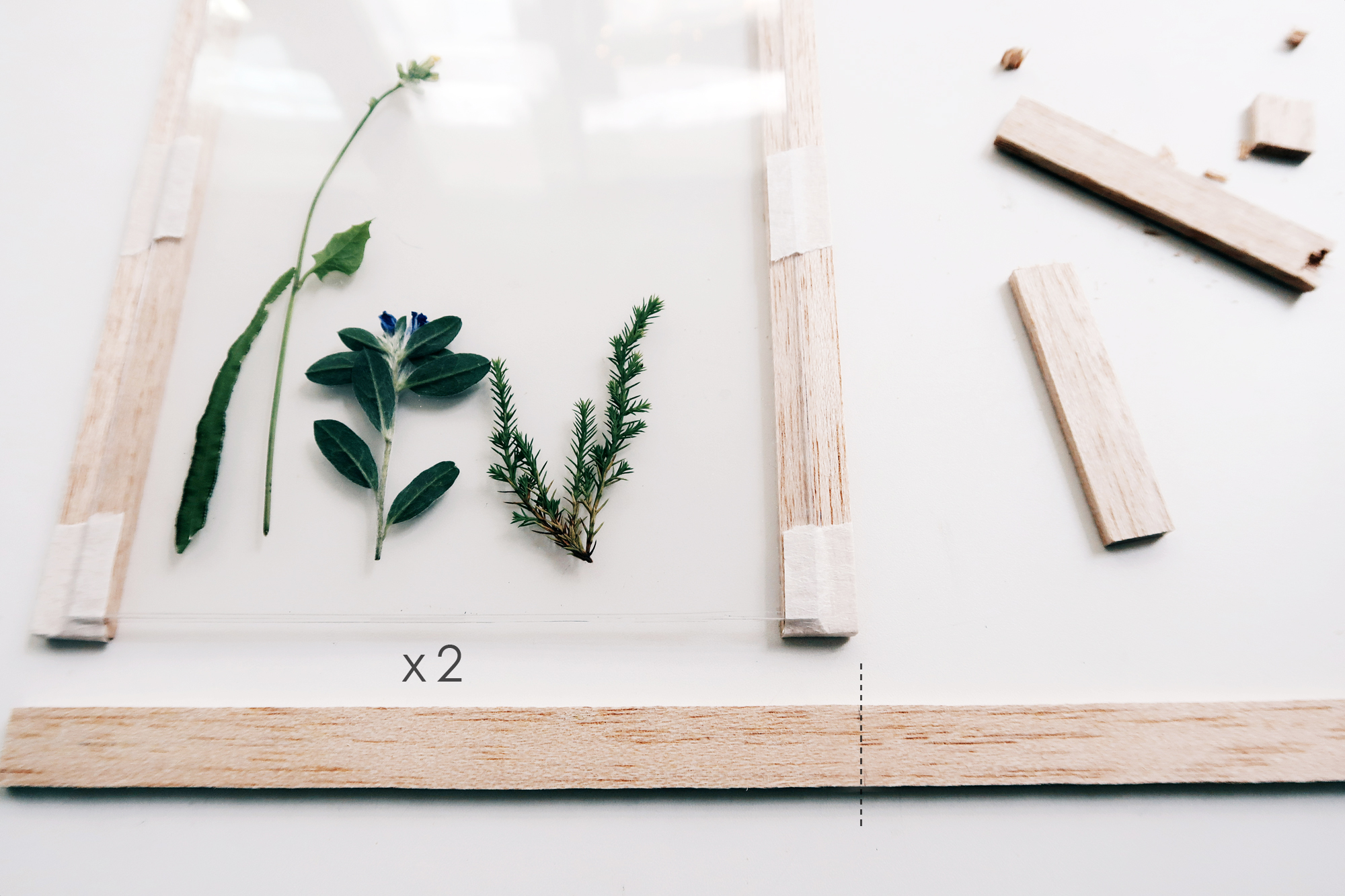 DIY 透明壓花掛畫 Sept 3