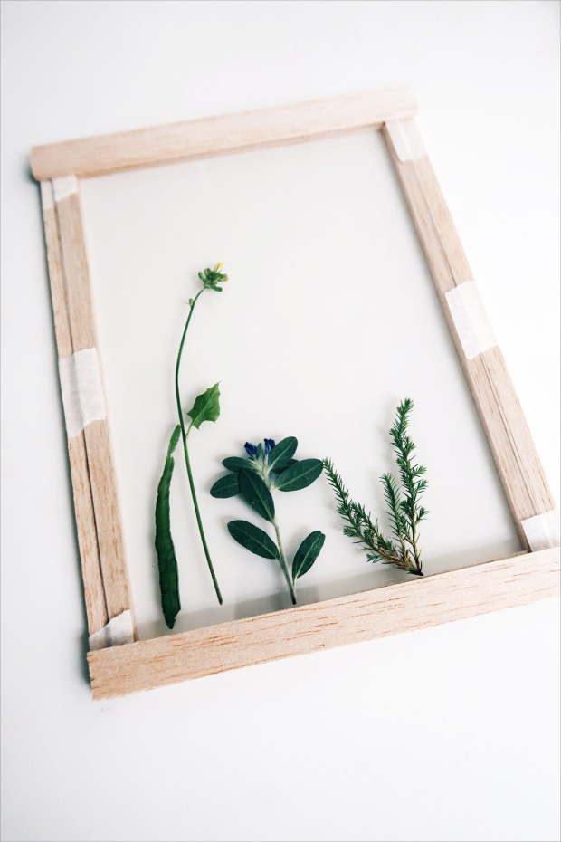 / 灰調 / DIY手作小教學：透明壓花掛畫 Sept 4