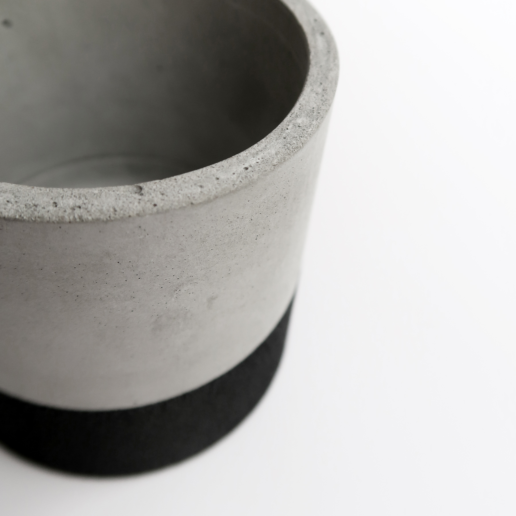 TEKTITE 黑隕石等圓水泥設計家飾・盆器・盆栽