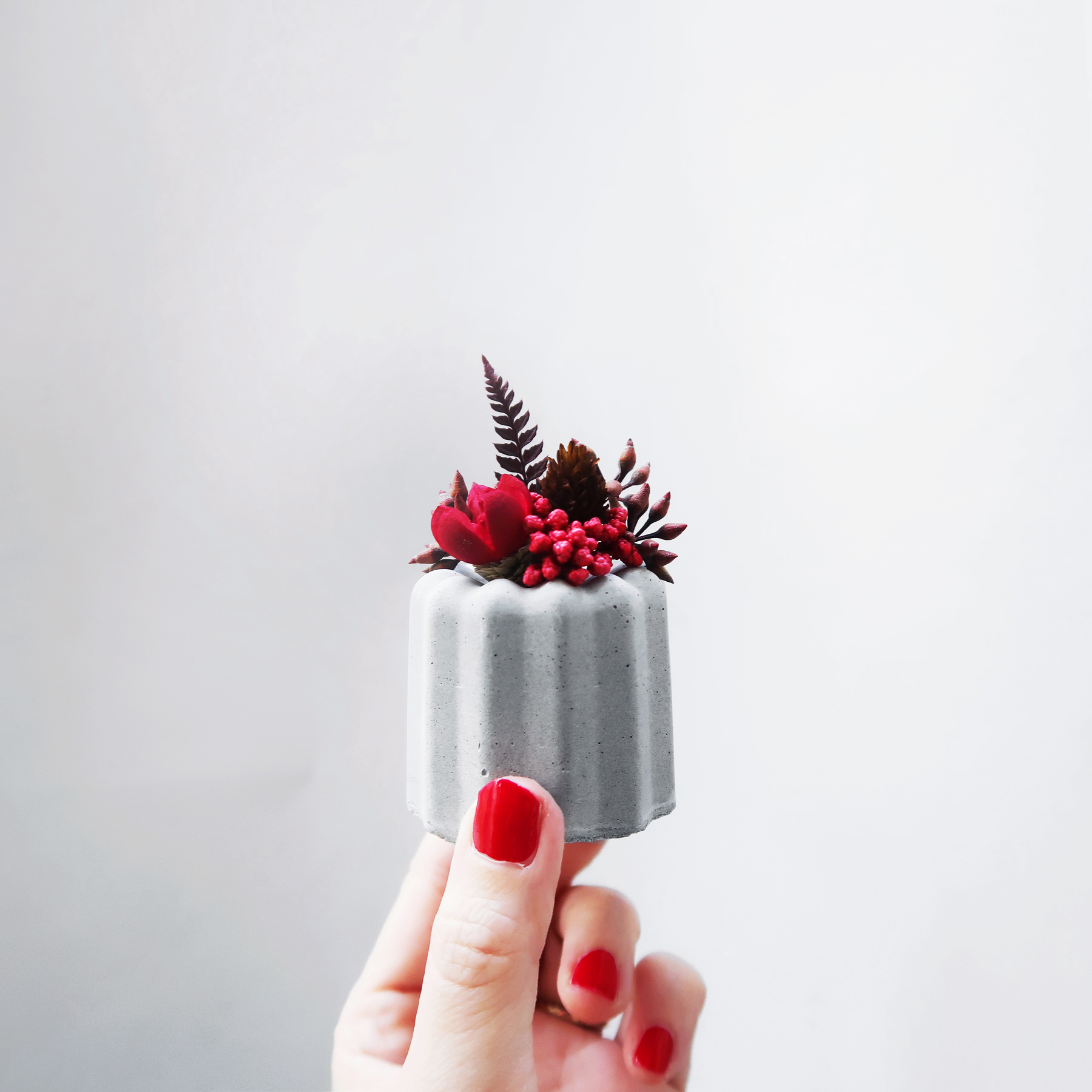 CANELÉ 法式可麗露・乾燥不凋花水泥精油擴香石