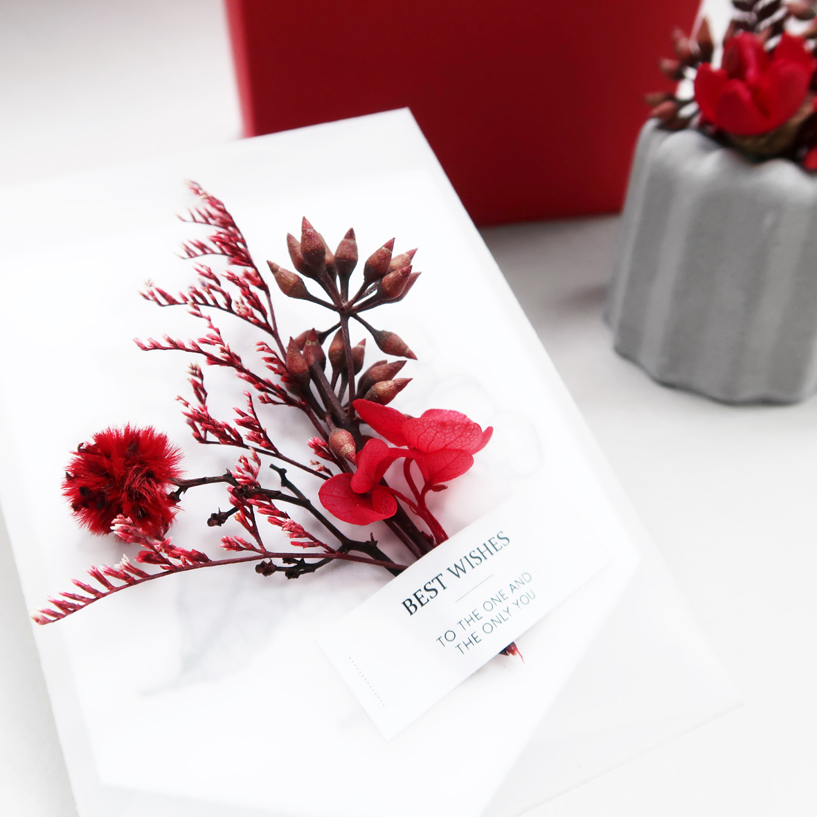 CANELÉ 法式可麗露・乾燥不凋花水泥精油擴香石