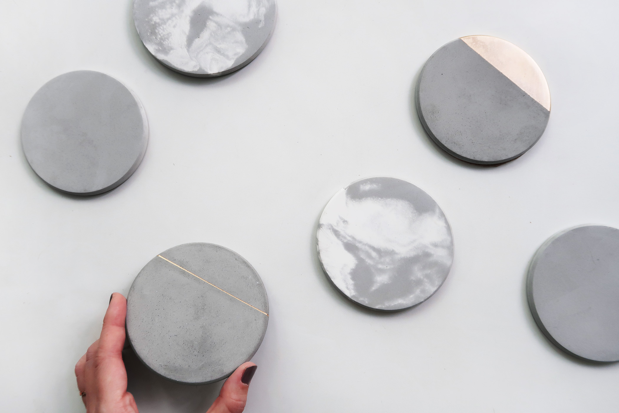 SOLAR SYSTEM 太陽系水泥吸水圓墊・杯墊・飾品盤