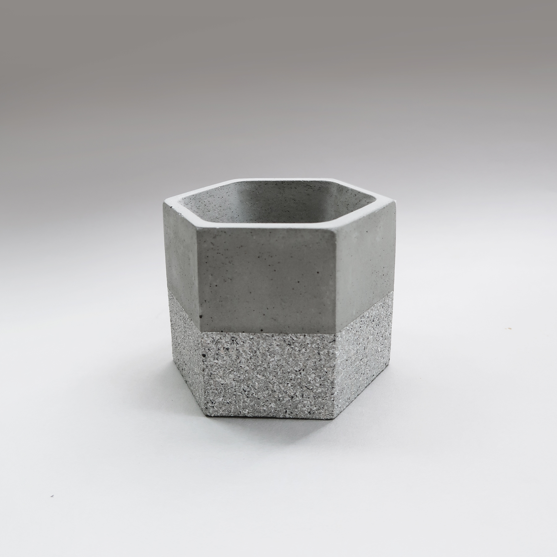 GRANITE 花崗岩六角水泥盆器