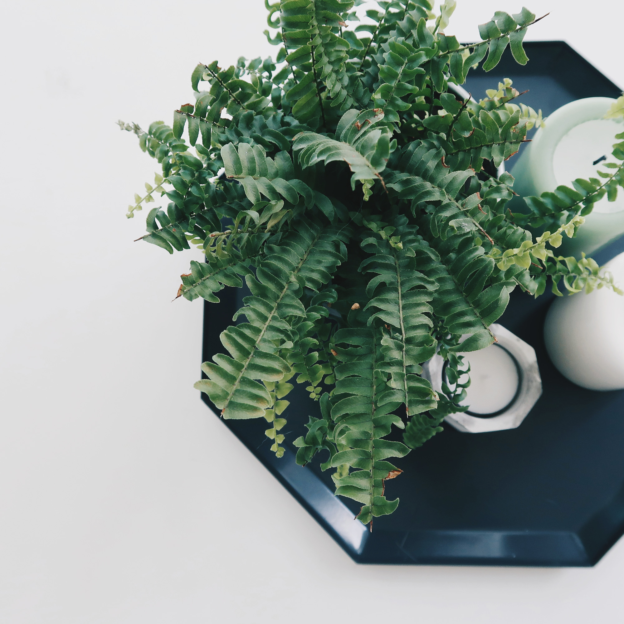 CARRARA 卡拉拉大理石紋水泥黃銅花器・燭臺・線香座