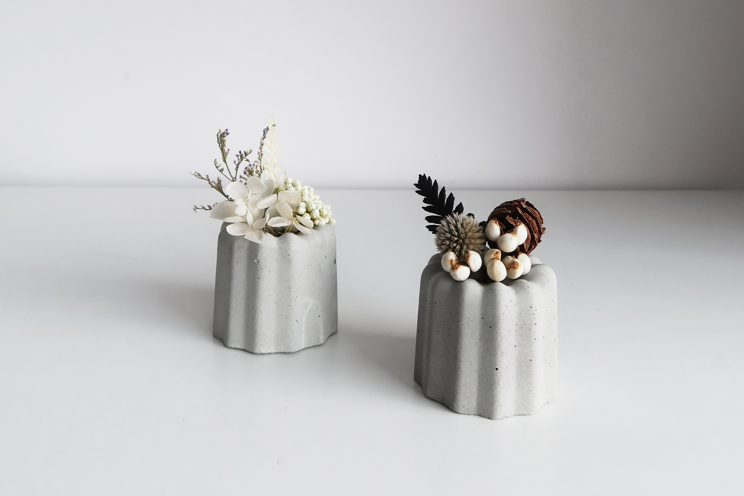 CANELÉ 法式可麗露 / 果實森林・乾燥不凋花水泥甜點擴香石禮盒