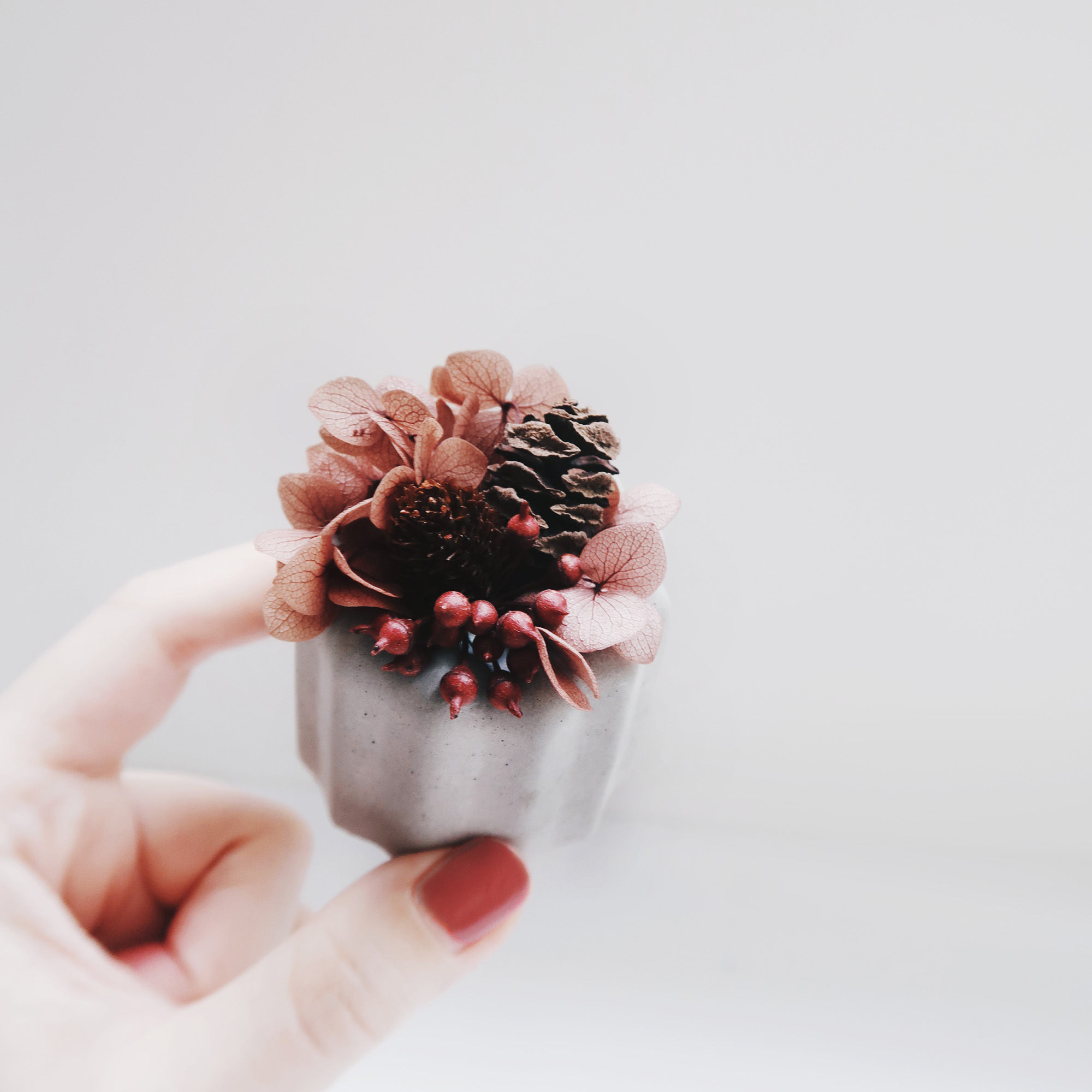 CANELÉ 法式可麗露・不凋花水泥甜點精油擴香石