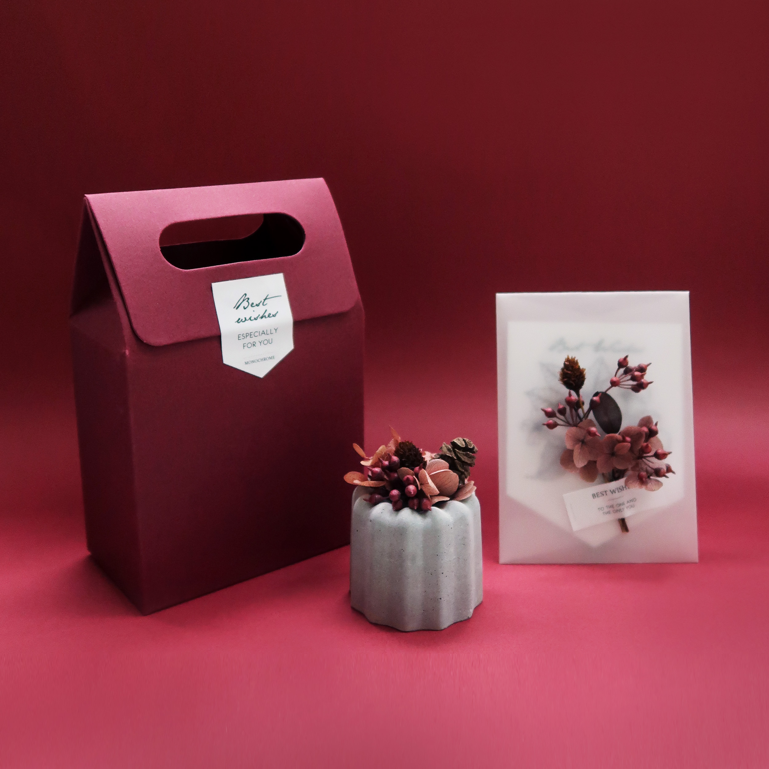 CANELÉ 法式可麗露・乾燥不凋花水泥家飾・擺飾・禮物