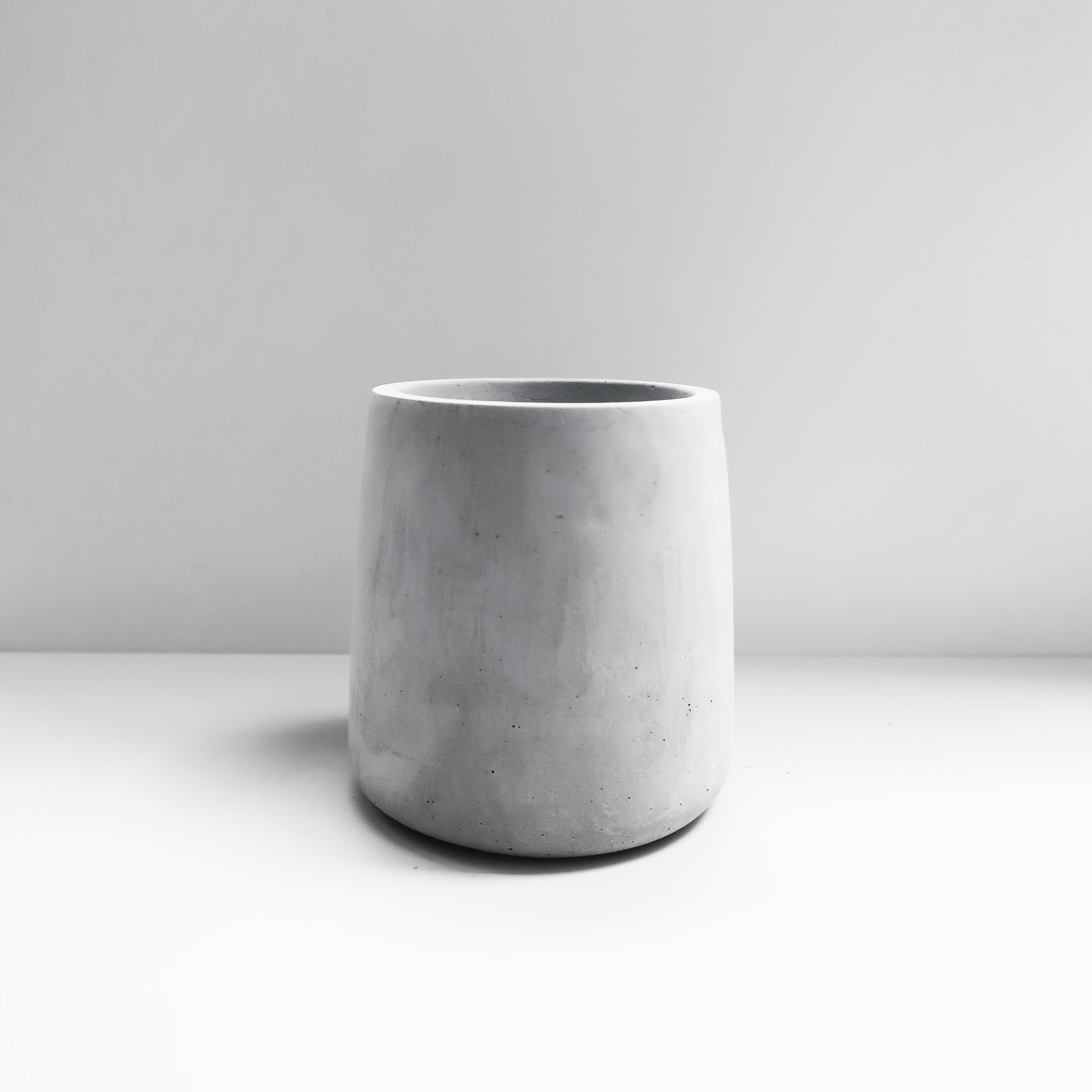 PURE 錐圓水泥盆器・花盆・花器