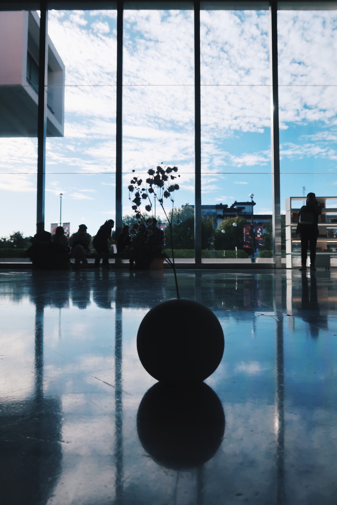 北美館藝術商店・灰調小星球水泥花器