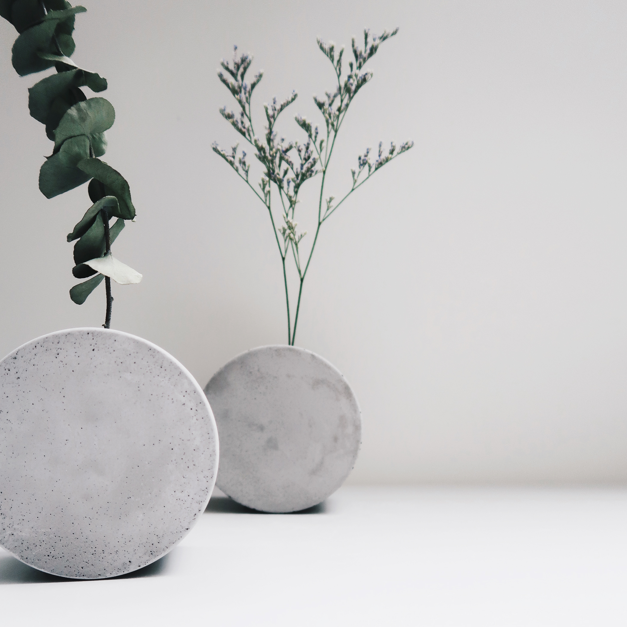 FULL MOON 望月水泥極簡設計・水泥家飾・花器花瓶